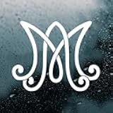 Minglewood Trading Auspice Maria Monogram Vinyl Decal V3 - Virgin Mary Ave - Die Cut Sticker