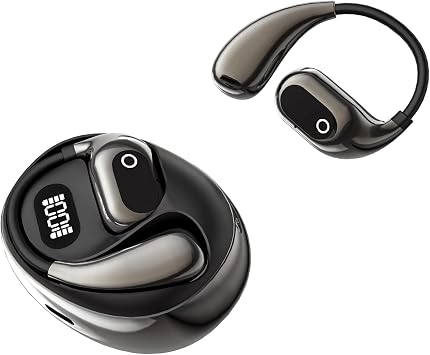 AI Translation Earbuds Real Time, 144 Languages Translator Including Spanish English with 98% Accuracy, 3-in-1 Open Ear Earbuds, 5 Modes 60H Battery for iOS Android Travel Business