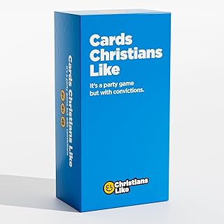 Christians Like Cards Party Game – 600 Cards – Humorous Prompt Cards with Funny or Edgy Responses – Fun for Teens, Adults – Ideal for Families, Youth Groups, Bible Studies, Game Nights