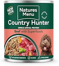 Natures Menu Country Hunter Dog Food Can Beef with Superfoods (6 x 600g)