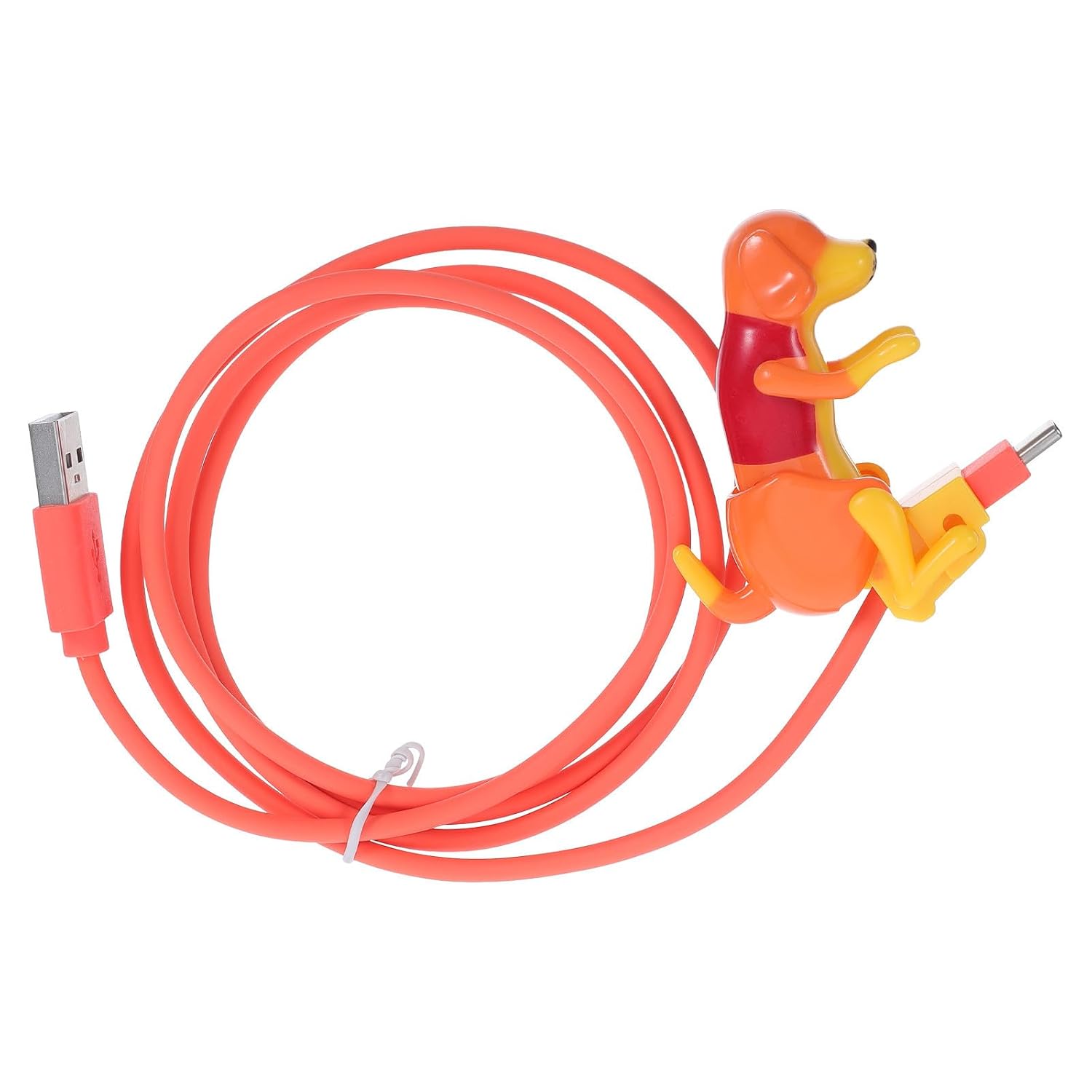 Holibanna Funny Dog USB C Charging Cable 4ft Moving Puppy Design