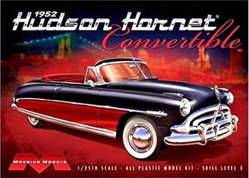 Moebius 125 Scale 1952 Hudson Hornet Convertible Model Kit