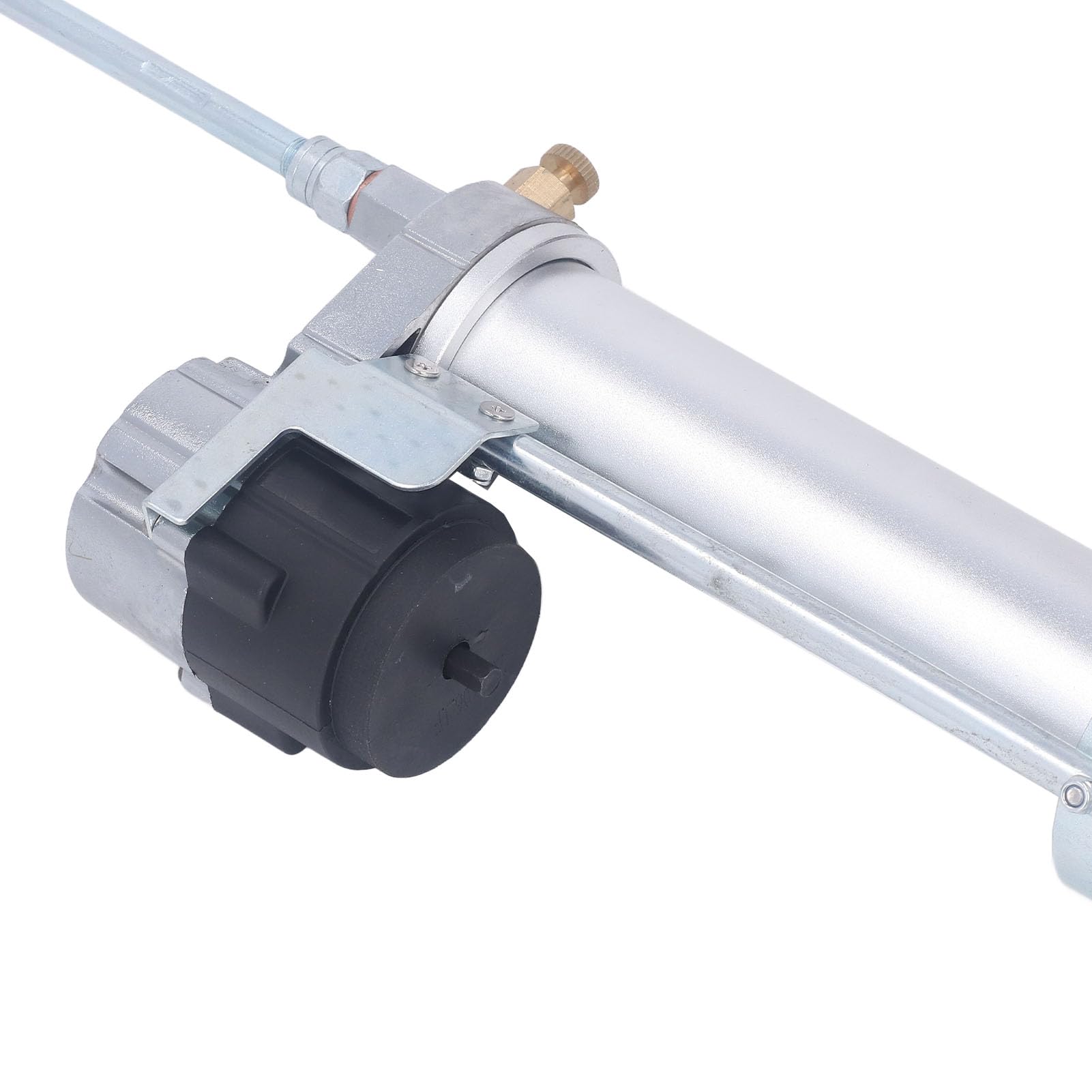 Fockety Adaptador de Taladro de Pistola de Grasa Eléctrica, Acoplador de Pistola de Grasa de Bloqueo 600CC 12000PSI con Manguera de Alta Presión, Accesorio de Bomba, Accesorios de