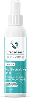 Creda Fresh Anti Perspirant Deodorant Men & Women - Aluminum Free Deodorant with Lavender - Long Lasting Foot Deodorant Spray for Stinky Feet - Odor Control & Anti Sweat Deodorant for Hyperhidrosis