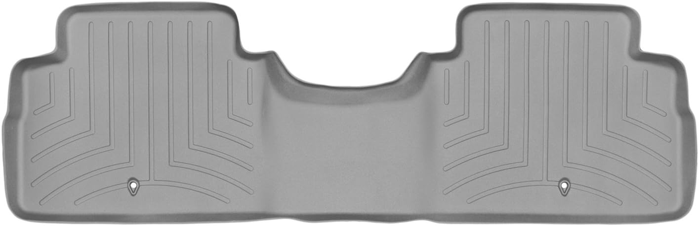 WeatherTech Custom Fit FloorLiners for Kia Soul - 2nd Row (446012), Black