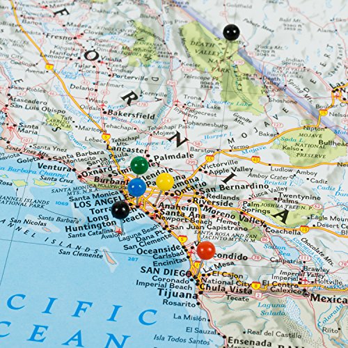 Craig Frames 5002436MAP01C Wayfarer, Classic United States Push Pin Travel Map thumb #3