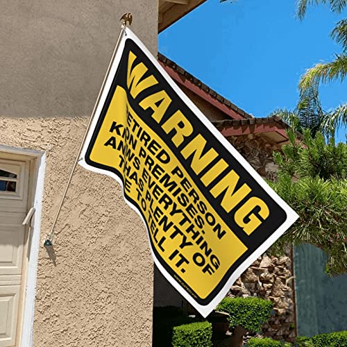 Drapeau de jardin Man Cave Rules 152 x 244 cm pour masquer un mur vide