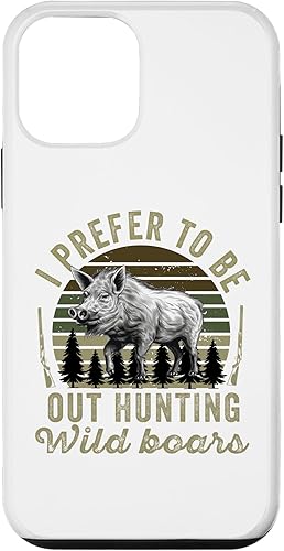 iPhone 12 mini Hog Hunting Men Dad Wild Boar Pig Hunter Funny Feral swine Case