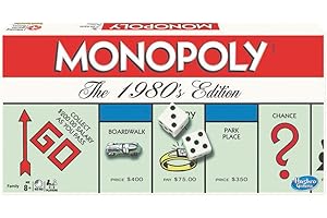 Monopoly the 1980's Edition Board Game Monopoly Board