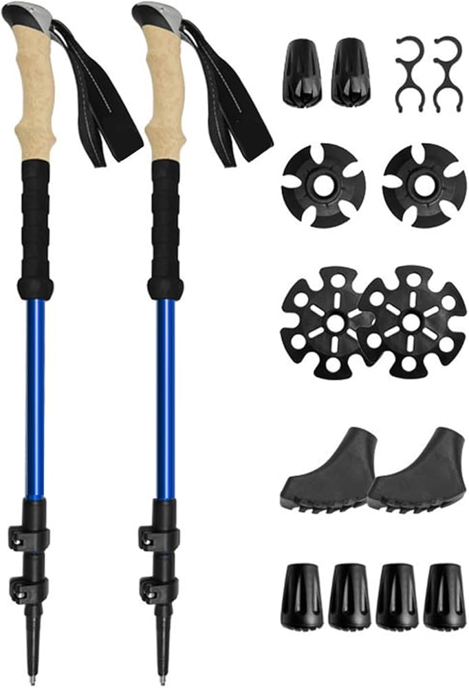 Amazon | 65-135cmトレッキングポール カーボン,アンチショック