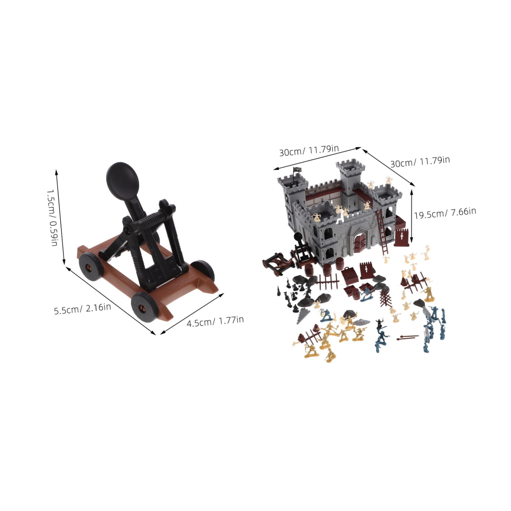 Playset Castello Pirata 310 Pezzi Plastica Assemblabile per Ragazzo Ragazza | Borsa, Stile Pirata per Natale e Feste Speciali, Uso Educativo e Decorativo