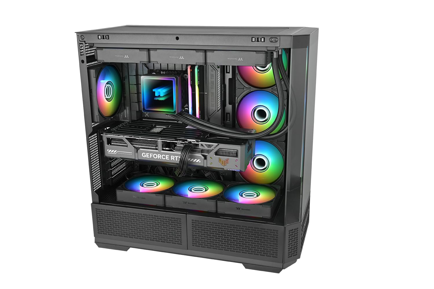 Thermaltake CT120 EX Infinity ARGB Sync 3 Pack | Wentylator | PWM500~2000 TR/min, ARGB MB Sync, czarny