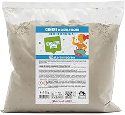 Ceniza de leña virgen tamizada de 1 mm – Bolsa de 1 kg