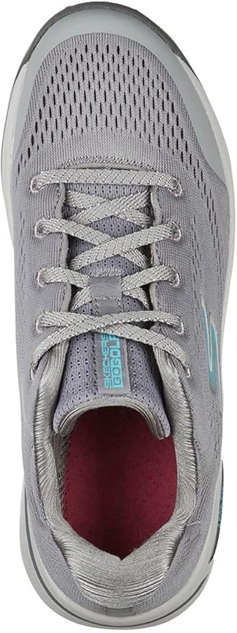 Amazon.com | Skechers Womens Arch Fit Golf Shoe, Gray/Blue, 5.5 US