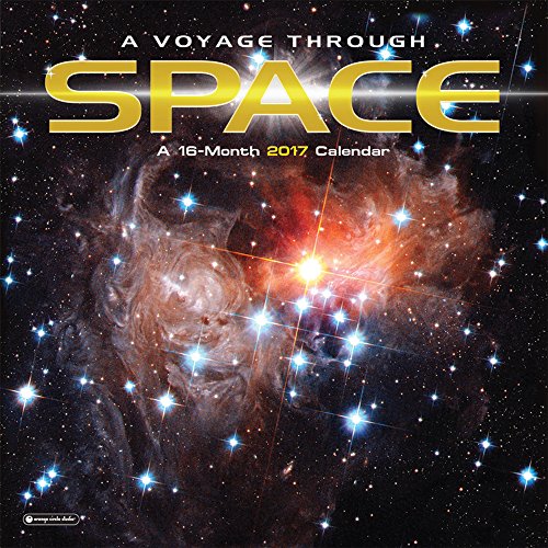 Orange Circle Studio 16-Month 2017 Wall Calendar, A Voyage Through Space (51193)