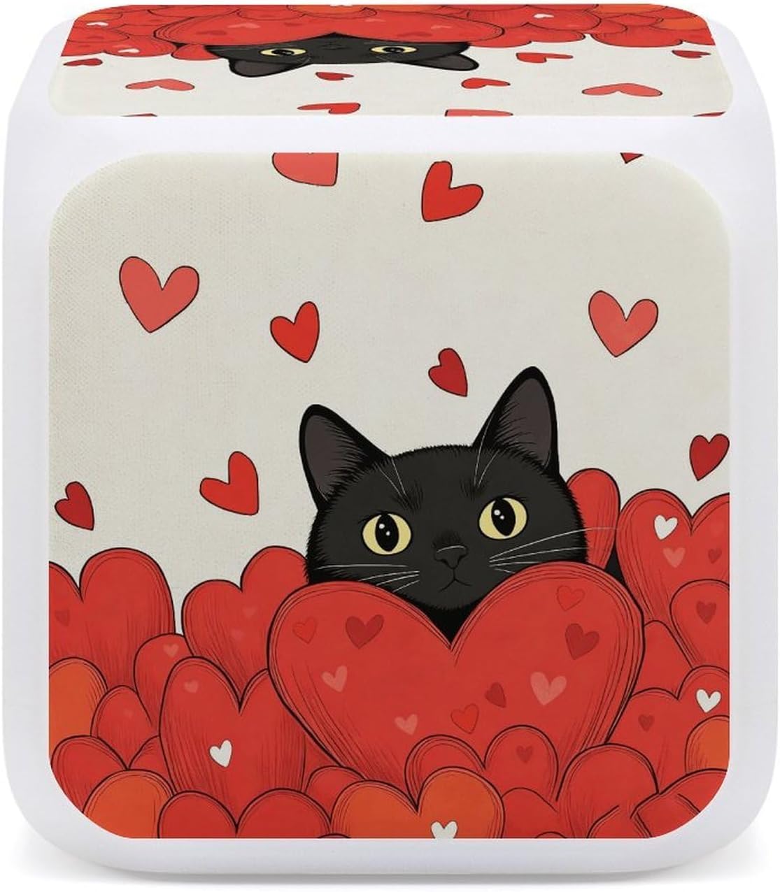 Love Black Cats Digital Alarm Clock Alarm Clock for Bedroom image 4