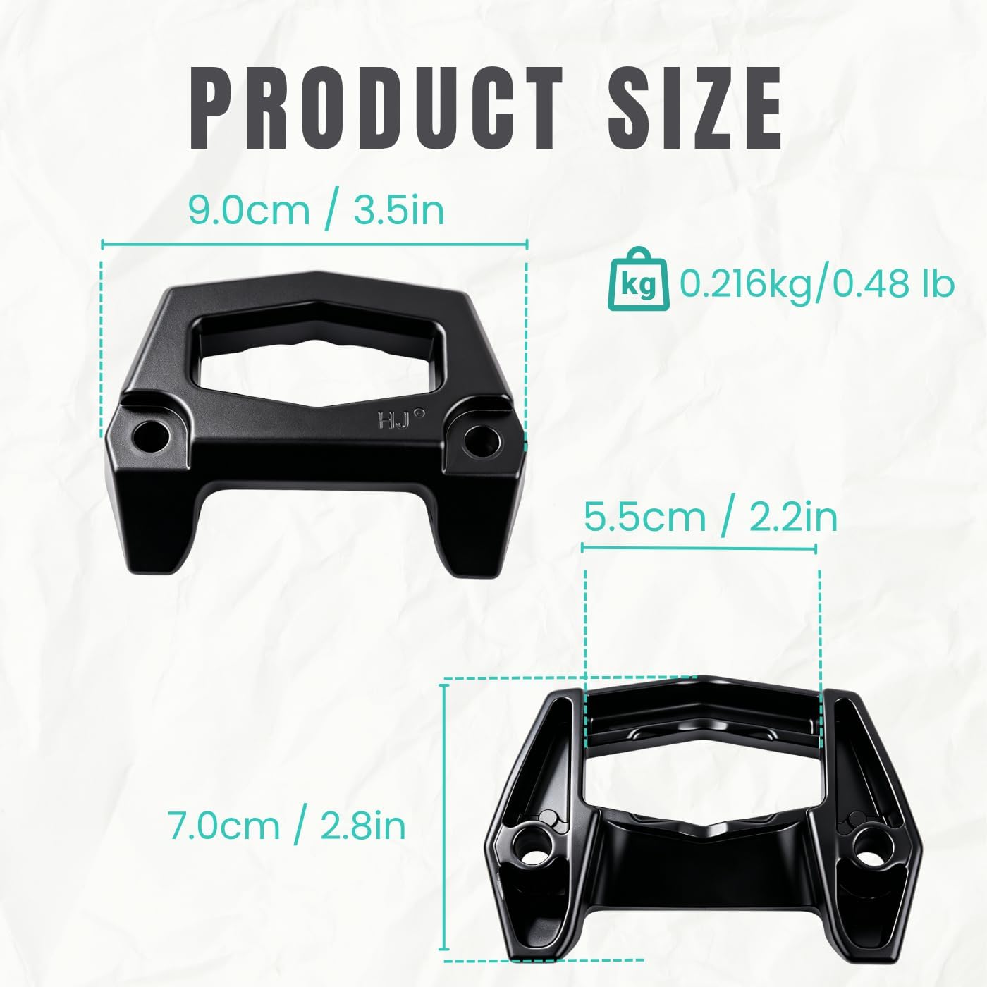 2 Pack Cargo Base Kit OEM 860201806 Replacement Brackets Compatible With Ski-Doo REV Gen4 Snowmobile Sea-Doo Jet Ski, Mounting Bases with Complete Hardware Screws Nuts Torx Wrench