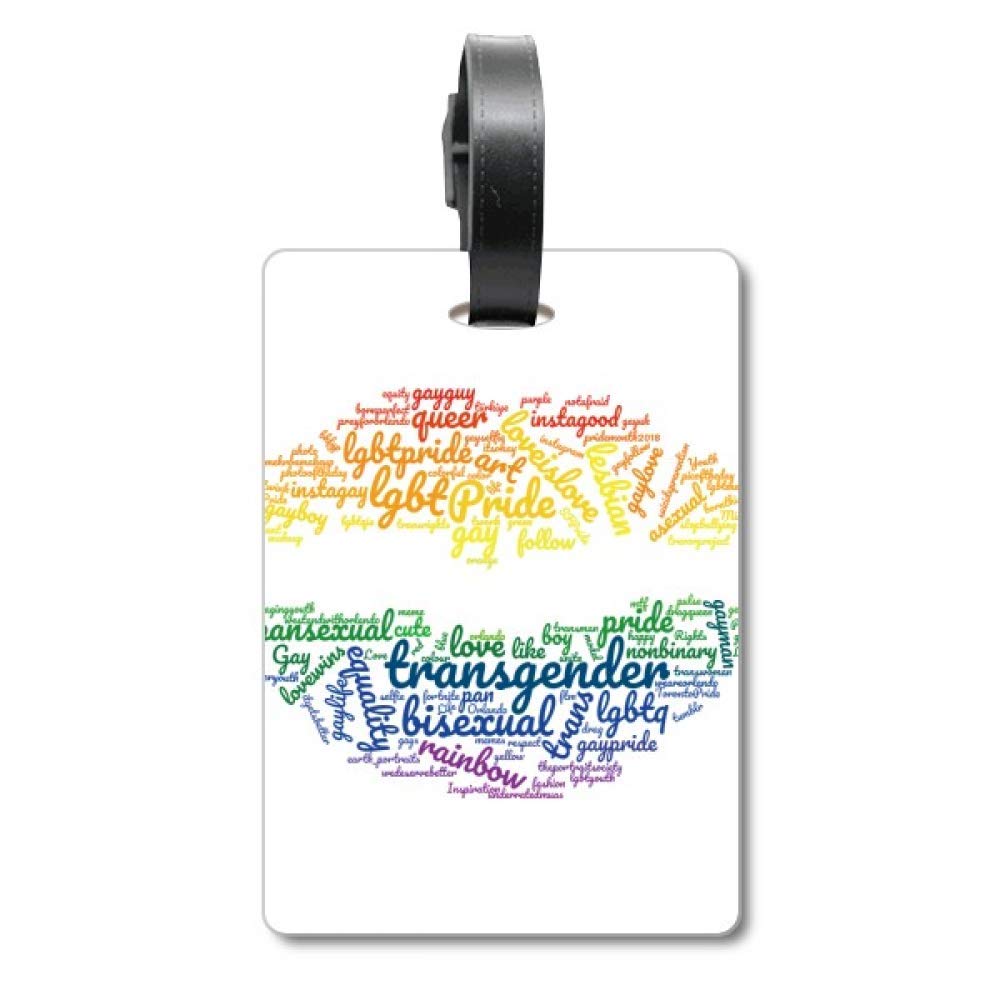 Étiquette valise LGBT Rainbow pour vos vacances et citytrips