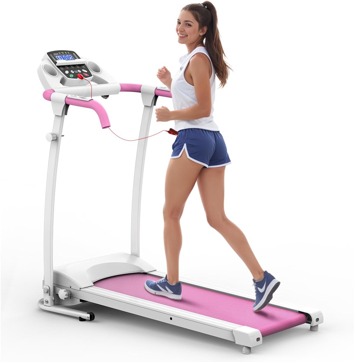 Caminadora Plegable FLIMDER 3.5 HP, Inclinación 15%, Capacidad 400 lb