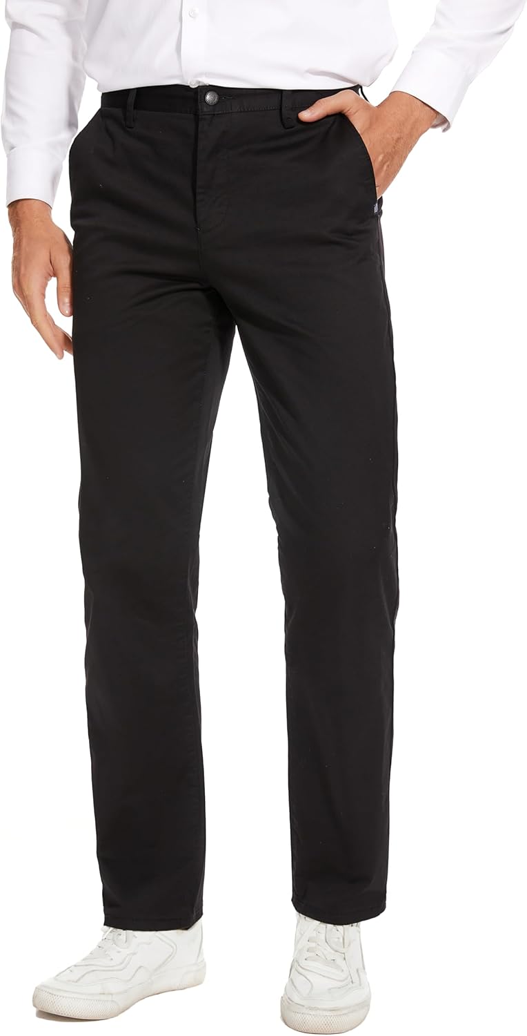 Men's Slim-Fit Stretch Cotton Fashion Tapered Casual Chino Pants - Image 3