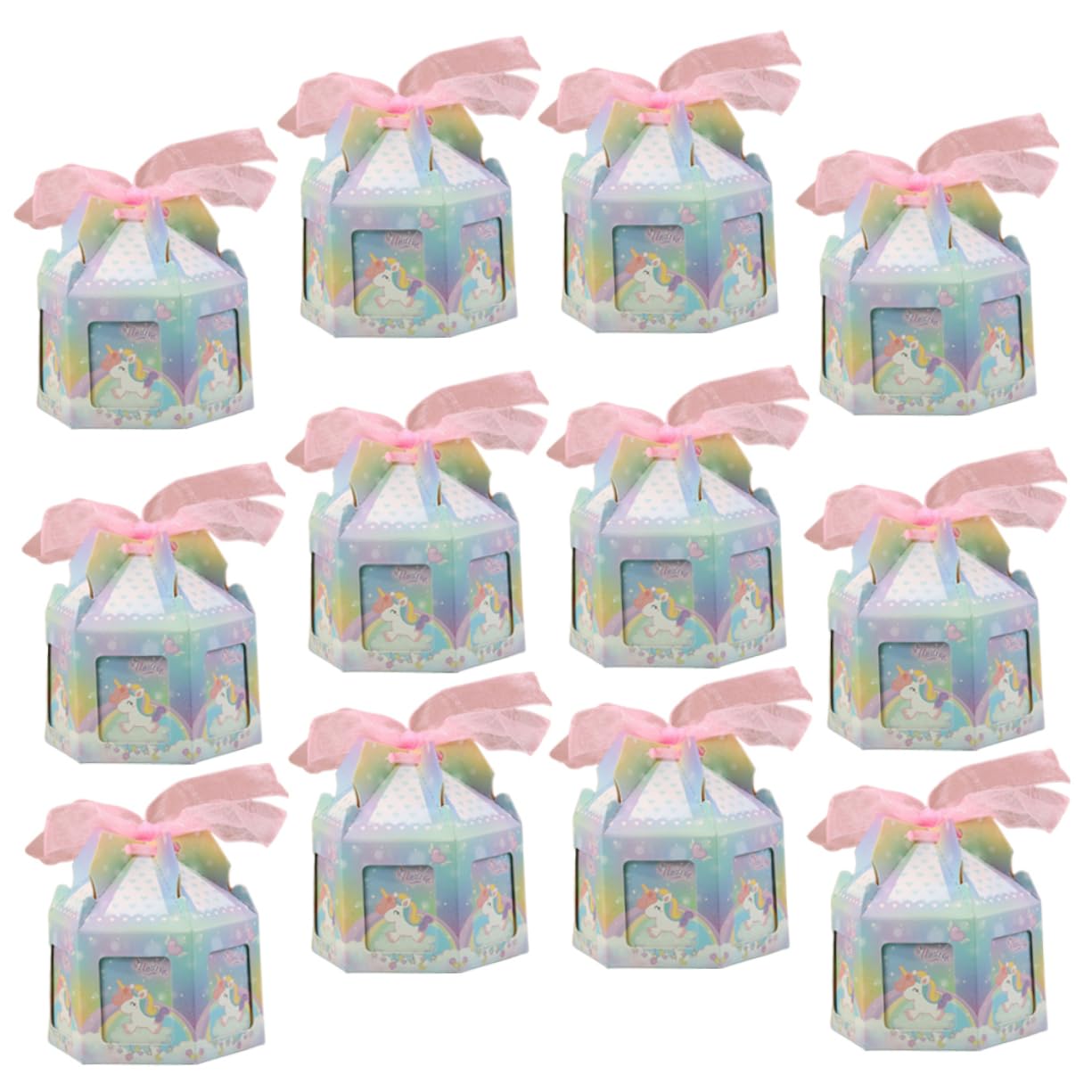 Scatole per Confetti 50 Pezzi in Carta, per Matrimonio