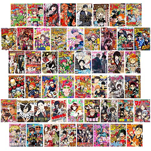 ZPPLD Anime Collage de Pared, Wall Collage Kit,Collage de 50