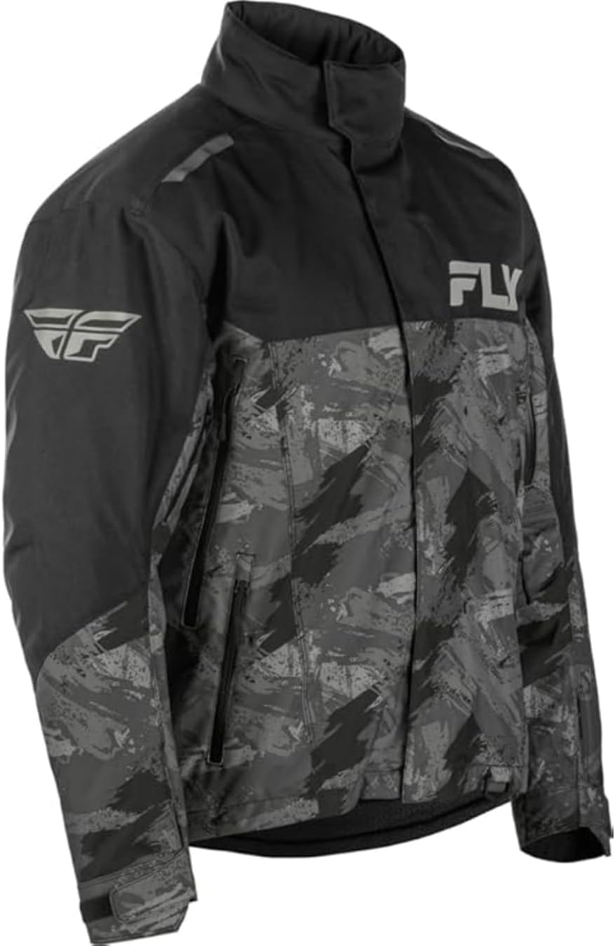 Fly Racing SNX Pro Gear Set – Men’s Waterproof Jacket & Bibs with Removable Liners, Vented, Breathable, Reflective Snow Suit