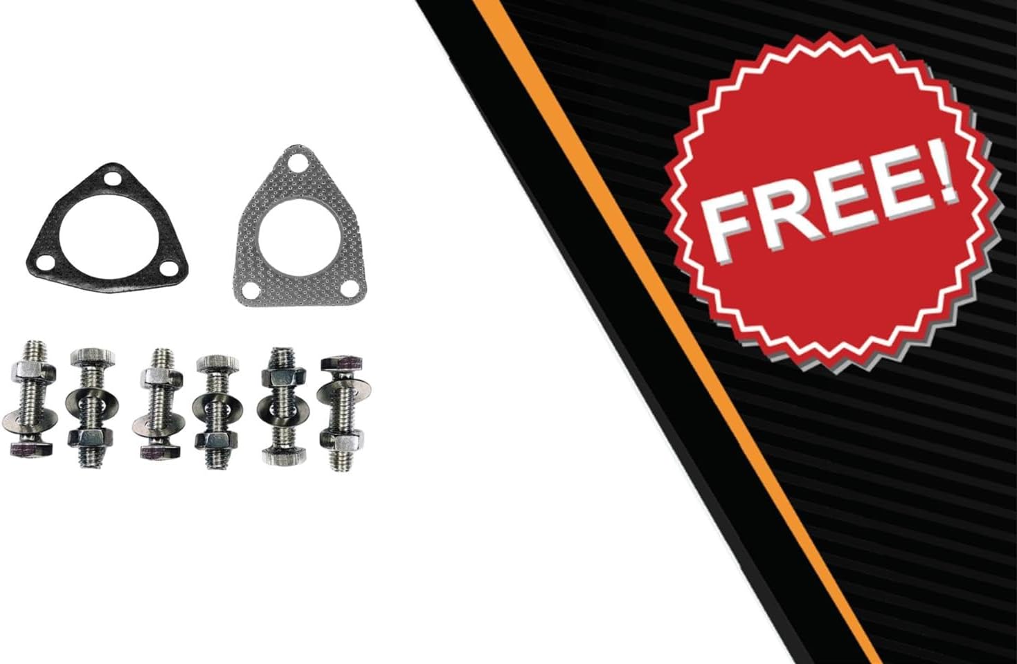 Exhaust Front Flex Pipe Compatible for 1998-2002 Honda Accord 2.3L | Stainless Steel | Northeastern Exhaust | Free Gaskets and Bolt Kit | Automotive Replacement Part | Direct-Fit