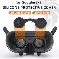 Vista 2 de Tapa protectora de lente para DJI Goggles 3 Funda protectora de silicona para DJI Avata 2 Gafas 2/3 Accesorios