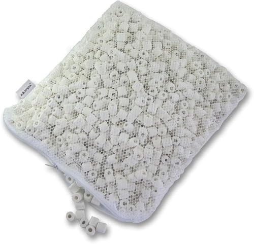 Aquapapa Aquarium Filter Media, Bulk Bio Ceramic Rings for Fish Tank, Canister Filter, Pond, Coral Reef (5-lb) - Thumbnail 4