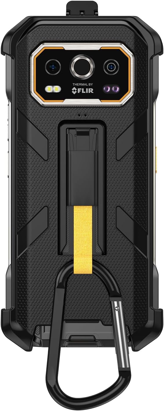 Ulefone Armor 27 Series Multifunctional Protective Case Original TPU Black Case Armor 27 Series with Back Clip Carabiner