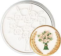 Vista 28 de Flycalf Cortadores de galletas de boda con mango de émbolo para dama de honor, despedida de soltera, vacaciones, ácido poliláctico para hornear