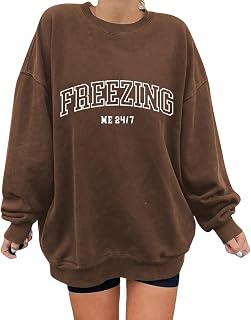 Pianshanzi Sweatshirt Women's Pullover Hoodie without Hood Autumn Winter Crew Neck Long Sleeve Jumper Autumn Winter Casual Loose Tops Sports Streetwear Sweatshirts without Hood Shirts Tops