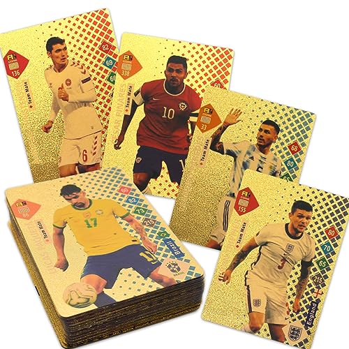 Topps Match Attax 22/23 World Cup Football Star Card Road to UEFA Nations League Finals, 55 Cartas Top Trumps Tarjetas de fútbol Regalos de fútbol para niños, niñas y Hombres