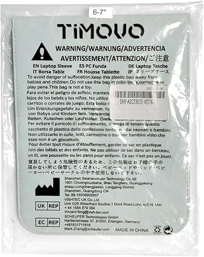 Miniatura 9 de TiMOVO Funda protectora para tablet de 6 pulgadas para Kindle de 11 generación 20242022 de 6 pulgadas con bolsillo para lector electrónico Kindle y