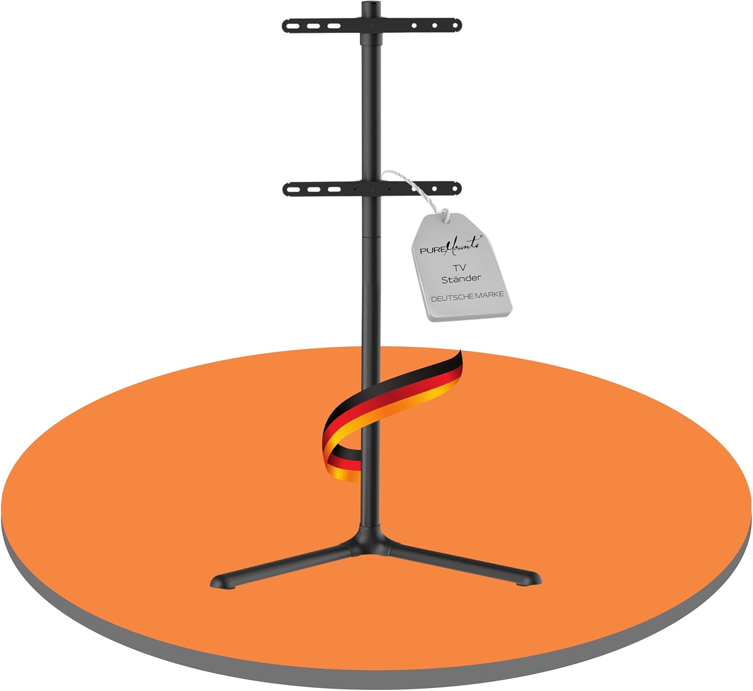 PureMounts PM-TVS-40 Universal Height-Adjustable TV Stand