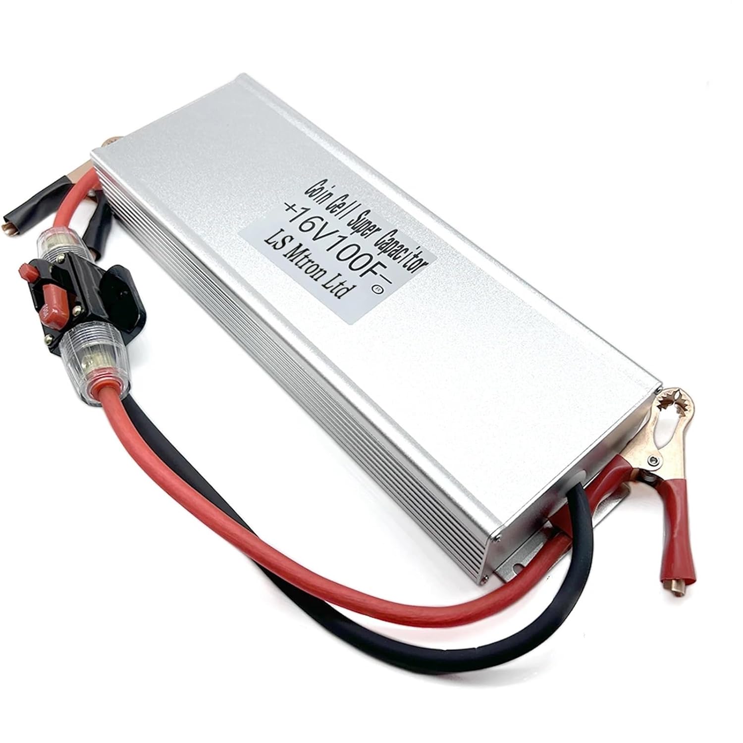 Supercapacitor 16V100F Automobile Rectifier Module 2.7V600F Super Capacitor 17V116F with Battery Clamps Alligator Clip 2.85V700F(LS Mtron Ltd 16V100F)