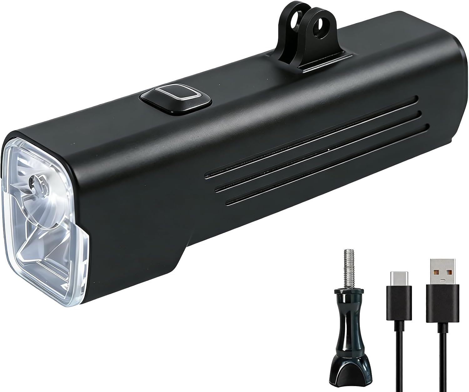 Super Bright 450-1200 Lumen LED Bike Light, USB-C Rechargeable Bike Front Light with 9-11H Runtime, 4-5 Modes,Quick Release Mount, Waterproof for Road, Mountain, Commuter Bicycles
