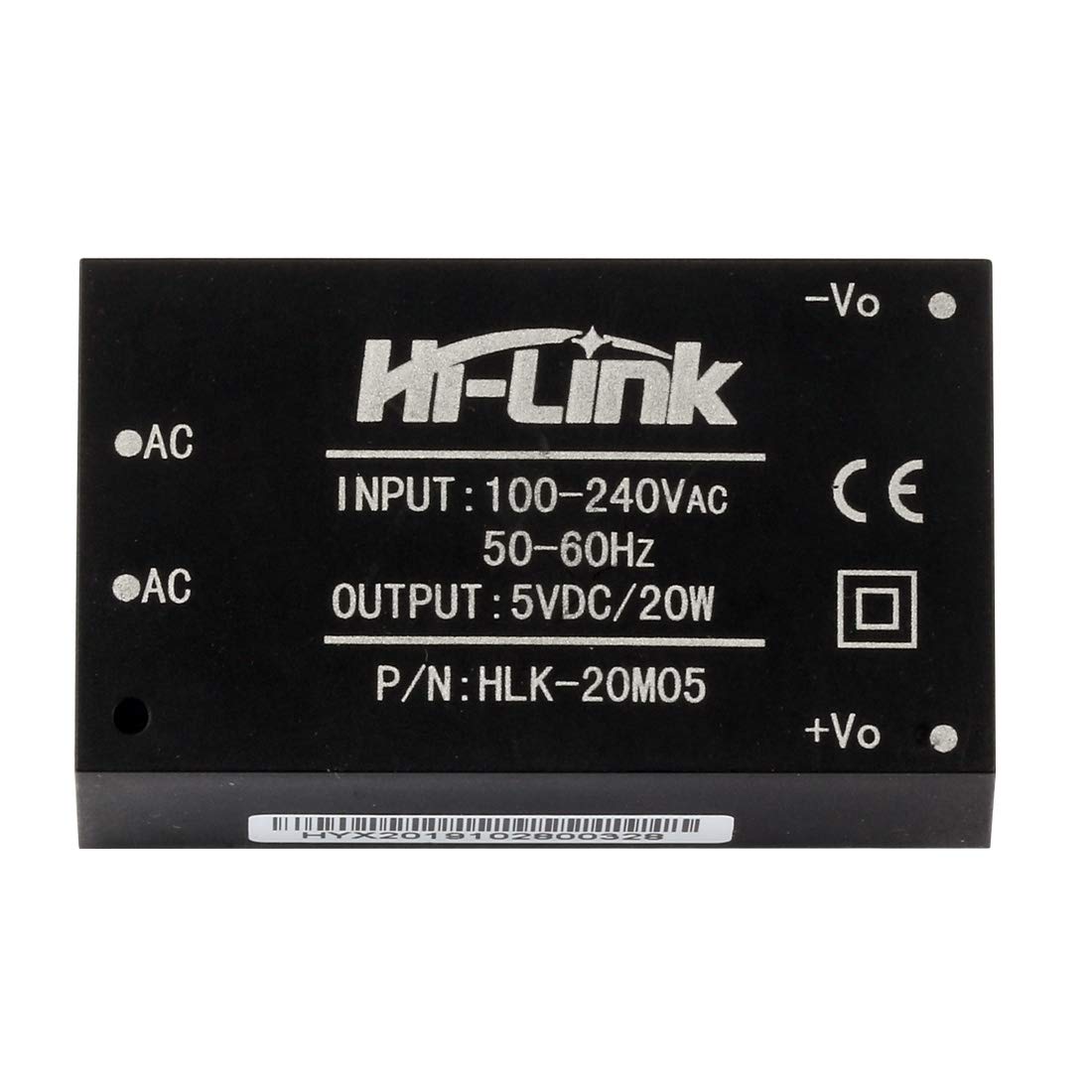HLK-20M05 AC-DC 220V to 5V 20W Step-Down Power Supply Module Intelligent Household Switch Power Supply Module (2 PCS)