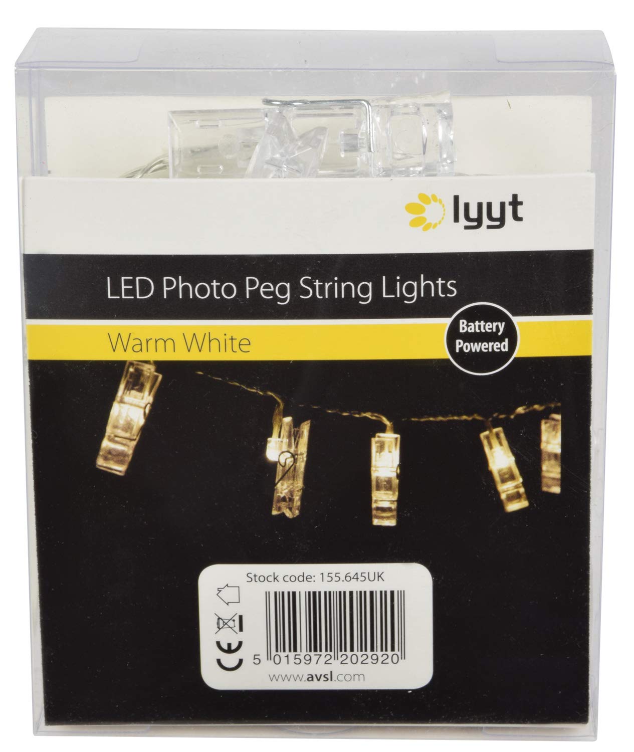 Lyyt White | Photo Clip String Lights |