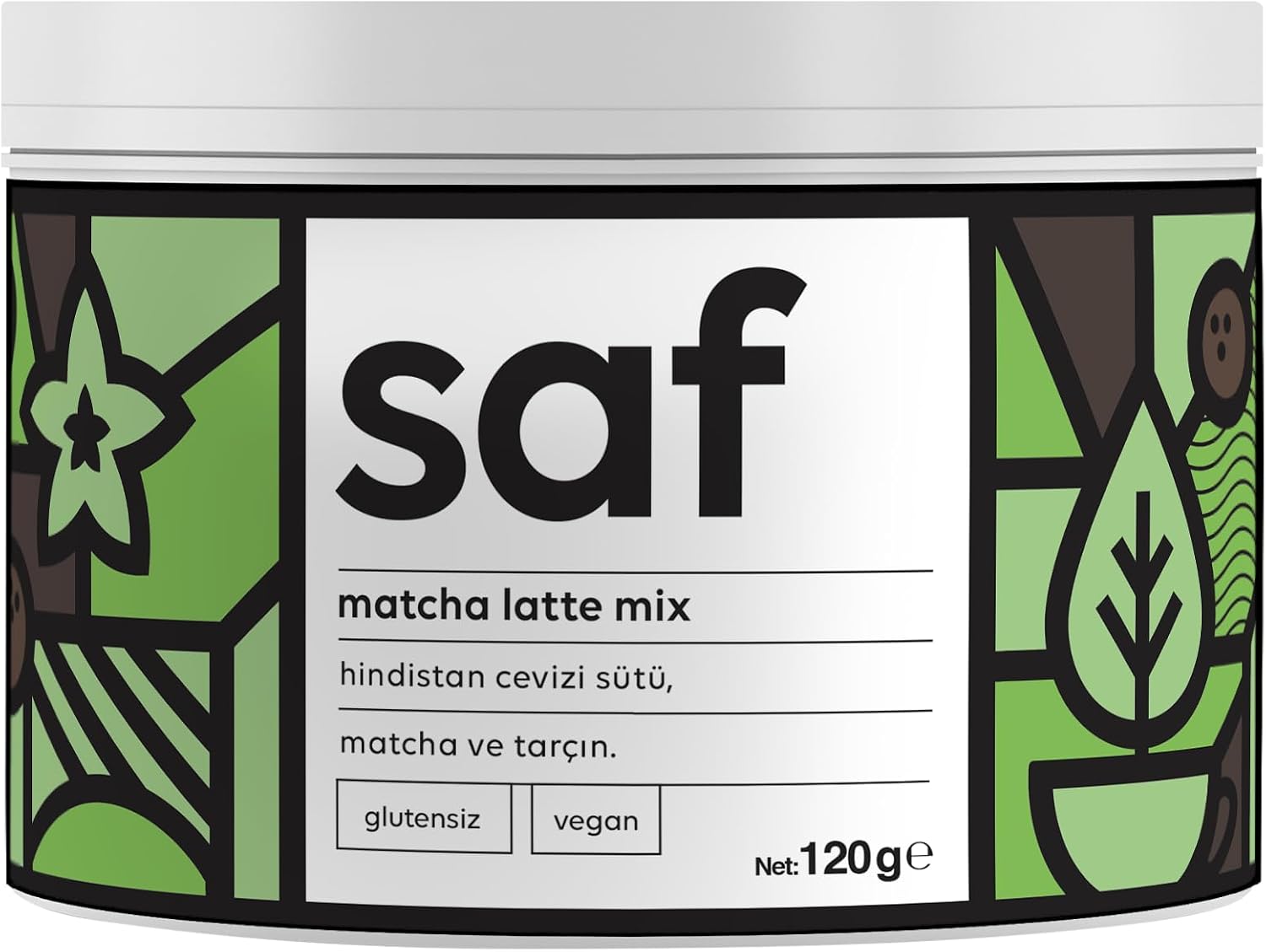 Saf Nutrition Matcha Latte Mix 120gr.