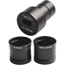 5MP USB Microscope Camera, with C-Mount, Digital Electronic Eyepiece, for Industrial Inspection, CMOS Sensor 1/2.5", Compatible, with 23.2mm 30mm 30.5mm Adapters