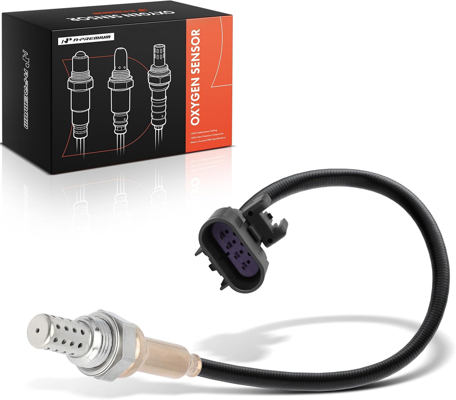 A-Premium O2 Oxygen Sensor Compatible with Hyundai Azera, Entourage, Santa Fe, Sonata, Veracruz, Genesis Coupe & Kia Amanti, Borrego, Sedona, Replace# 392103C100