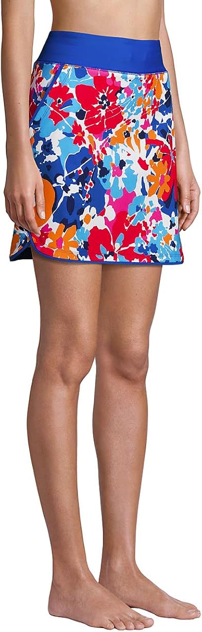 women's quick dry elastic waist active board skort swim skirt