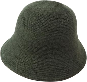 ECYC Casual Women Bucket Hat, Fashion Winter Warm Bucket Hat Wool Felt Hip Hop Hat Cap for Women