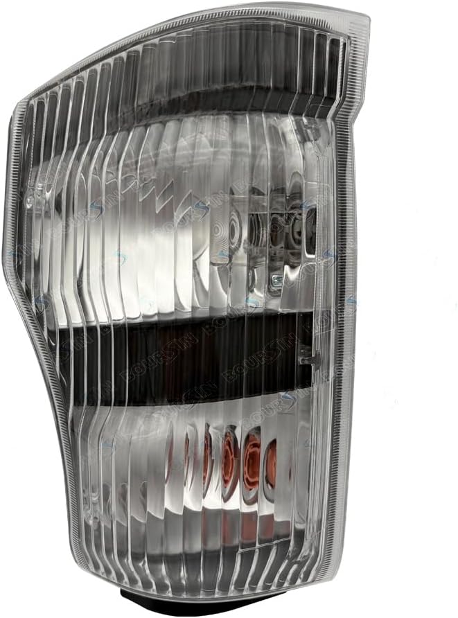 Boursin Front Comb Corner Lamp Side Turn Signal Light Compatible with ISUZU NPR NQR NRR 5.2L 6.0L 2005 2006 2007 Passenger Side