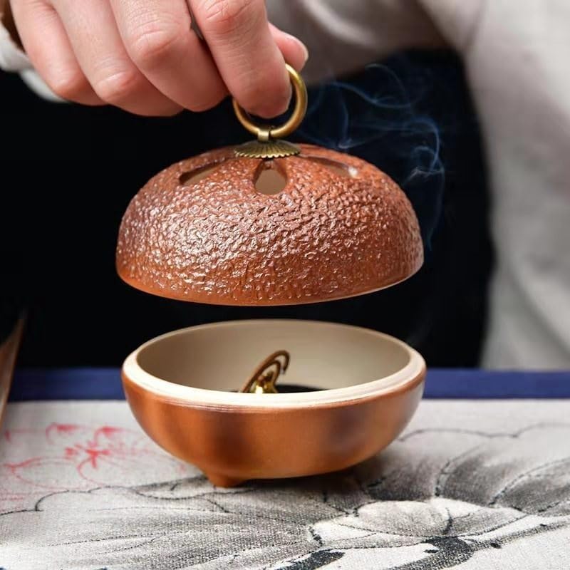 Incense Burner Retro Incense Burner Home Decorative Incense Burner Office Creative Aromatherapy Burner Incense Stick Holder