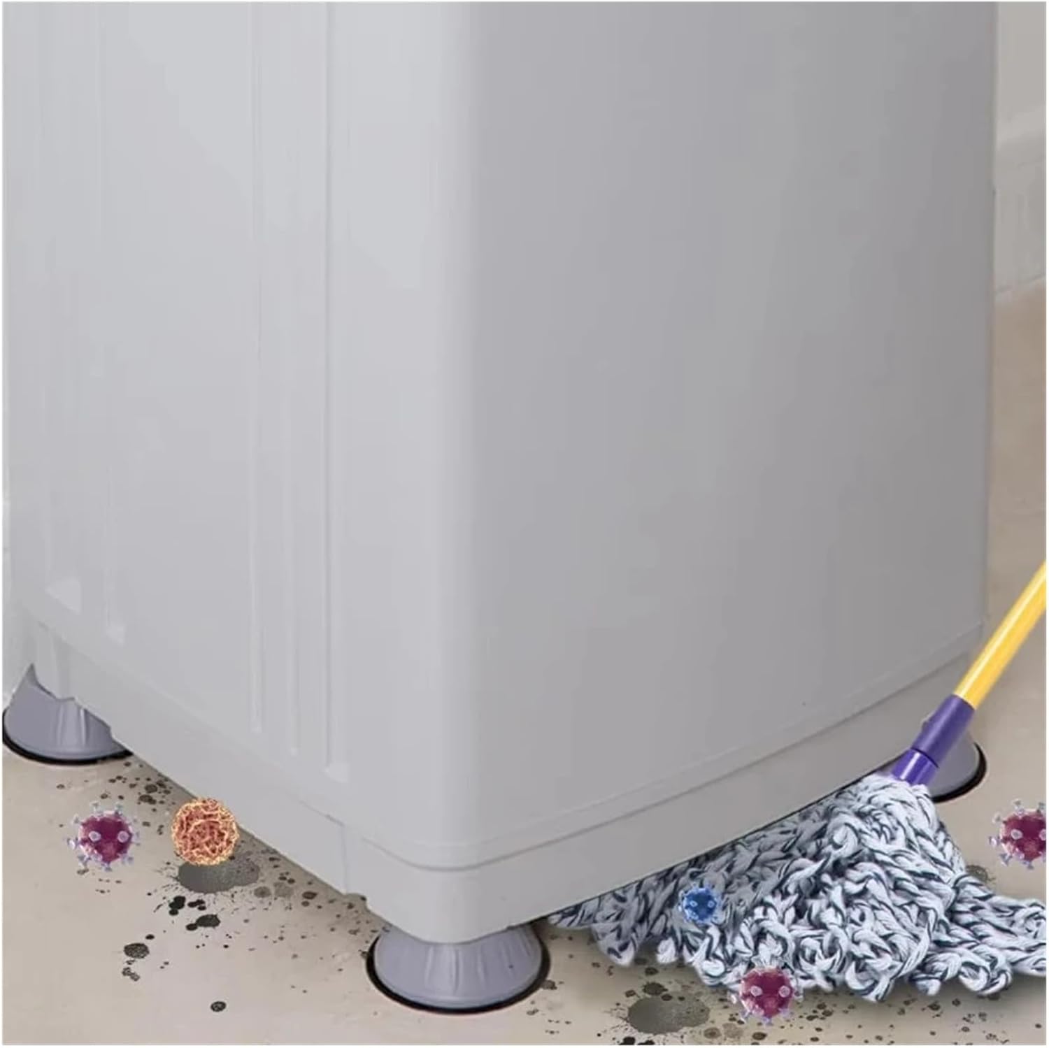 Washing Machine Shock-proof Foot Pads，Base Waterproof Dining Chair Shock-absorbing Mats