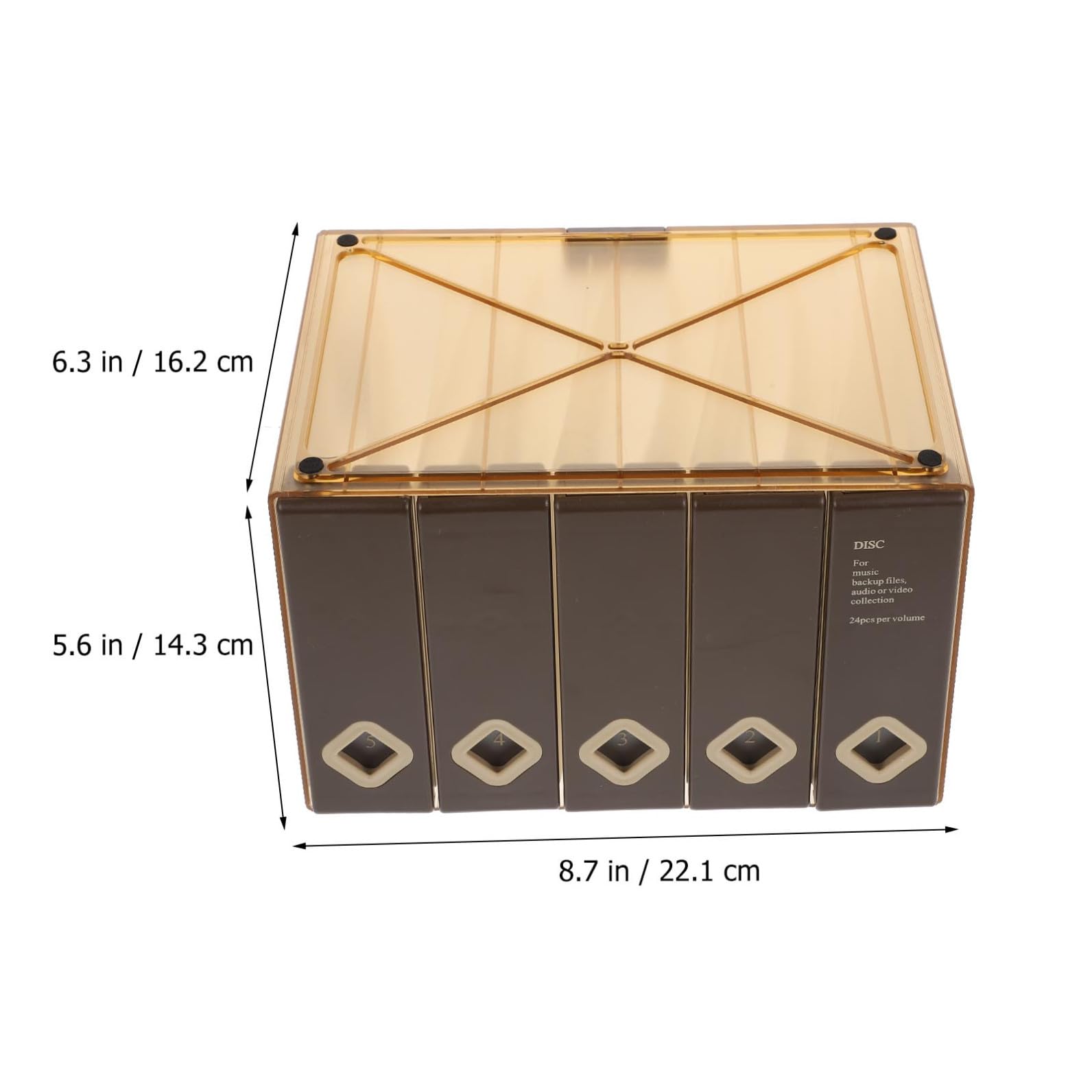 Alipis Custodia per CD capacità Borsa Portatile per Dischi Custodia per Dvd Borsa per CD Alta capacità Protezione da Graffi e umidità