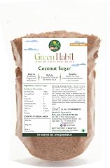 Greenhabit Coconut Sugar a.k.a coconut jaggery powder Natural Sweetener, Sugar Alternative | Vegan |Unrefined | Sugar for Coffee, Tea & Recipes | Non GMO (750)